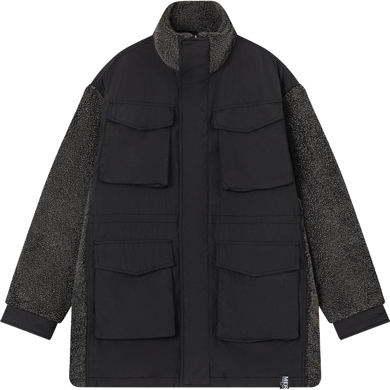 MERRELL ALC Colorblock Lightweight Pullover Jacket Unisex Light Gray/Yellow MC3220001-1