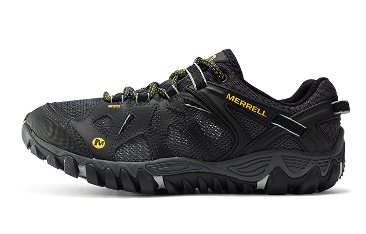MERRELL All Out Blaze Outdoor Shoes Black - Breathable, Slip-resistant, Durable J32441