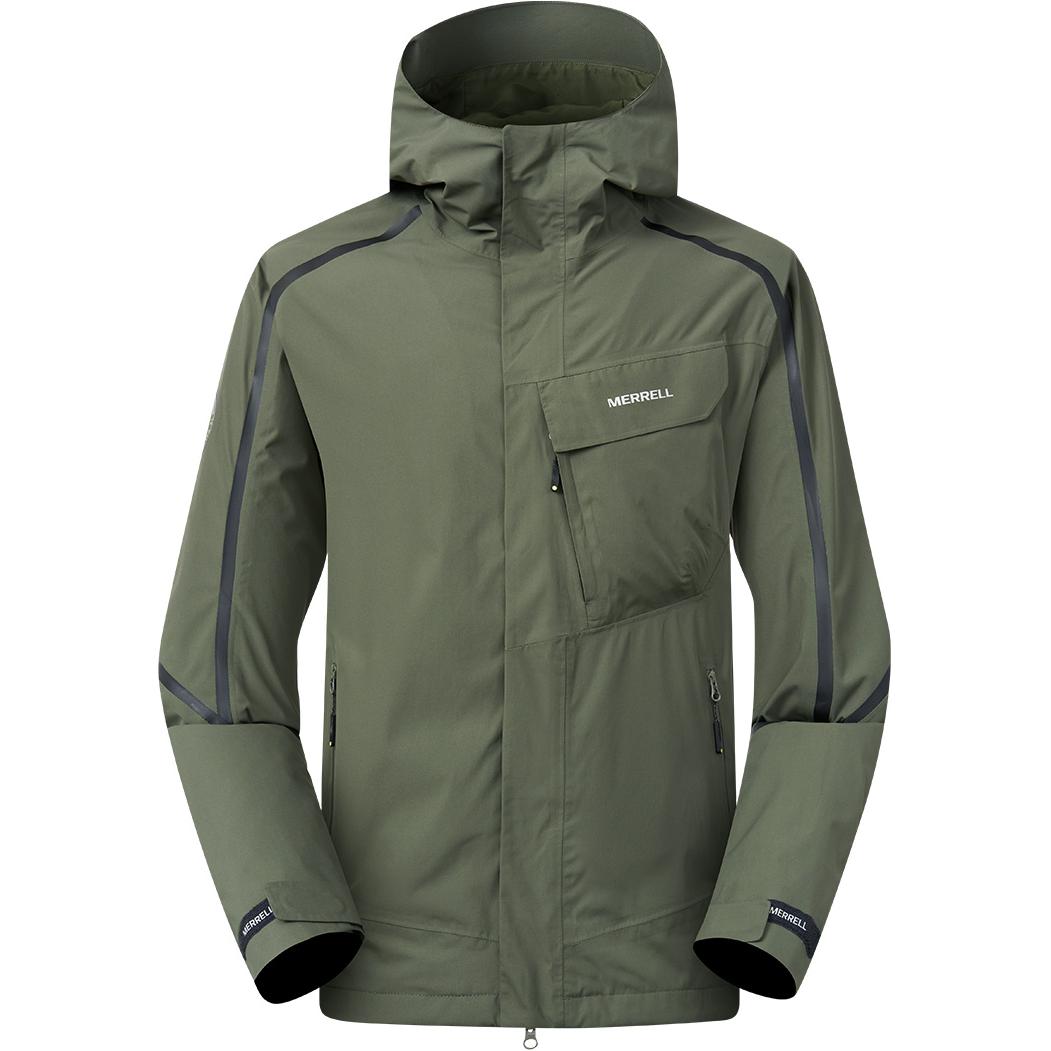 MERRELL Black Outdoor Hoodie with Letter Print Unisex Casual Wear MC2210009-2