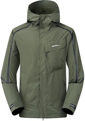 MERRELL Army Green Waterproof Windproof Quick-Dry Hooded Jacket MC2249011-GE104 Buy MERRELL Army Green Waterproof Windproof Quick-Dry Hooded Jacket MC2249011-GE104
