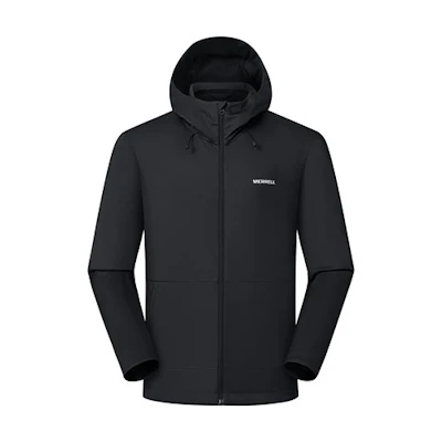 MERRELL Casual Outdoor Unisex Black Crewneck Sweatshirt with Lettering MC2210041-2