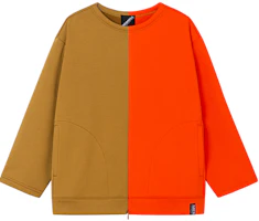 MERRELL Colorblock Crewneck Fleece Sweatshirt - Unisex Casual Loose Fit MC3220006-3 MERRELL Colorblock Crewneck Fleece Sweatshirt - Unisex Casual Loose Fit MC3220006-3