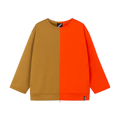 MERRELL Colorblock Fleece Relaxed Crewneck Sweatshirt Unisex Casual Style MC3220006-2