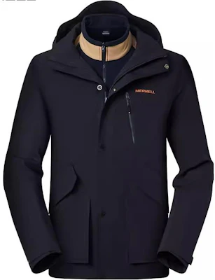 Merrell FW23 3-in-1 Waterproof Windproof Jacket Black MC2230003-BK02 Buy Merrell FW23 3-in-1 Waterproof Windproof Jacket Black MC2230003-BK02