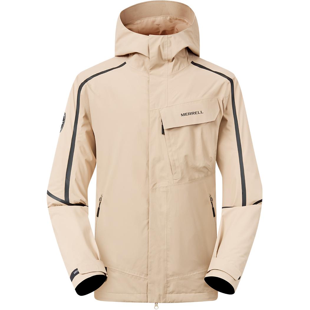 MERRELL Outdoor 3-in-1 Waterproof Windproof Hiking Jacket Beige Unisex MC3230016-WT04