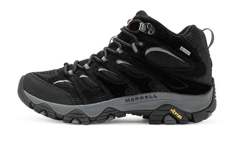 MERRELL MOAB 3 MID GTX Waterproof Hiking Shoes Black - Breathable & Durable J036243