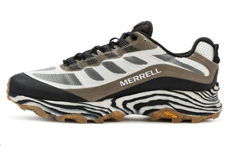 MERRELL Moab Speed Black White Low-Top Outdoor Hiking Shoes J067013
