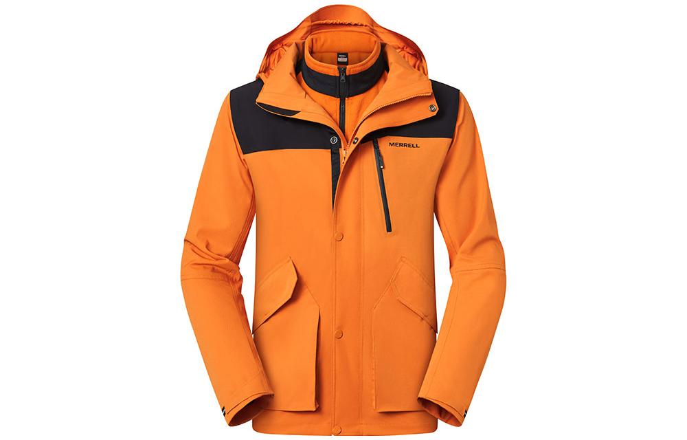 MERRELL Outdoor Casual Knit Long-Sleeve Sweatshirt Unisex Black MC3220005-2