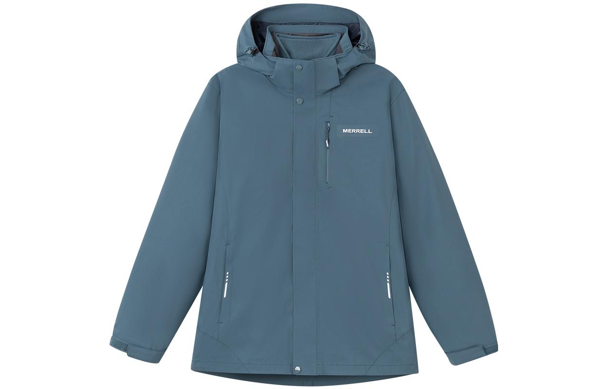 MERRELL Solid Waterproof Windproof Packable Hooded Jacket Black MC2229016-1