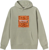 MERRELL Tiger Stripe Embroidered Outdoor Hoodie Unisex Light Gray Green MC2229001-3 MERRELL Tiger Stripe Embroidered Outdoor Hoodie Unisex Light Gray Green MC2229001-3