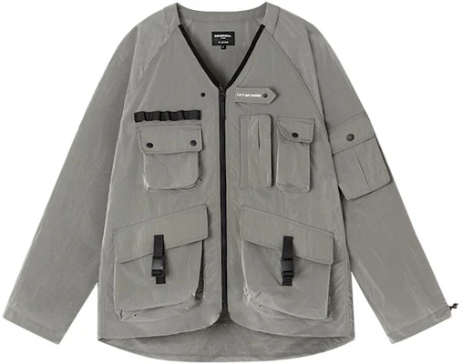 MERRELL Unisex Casual Multi-Pocket Utility Long Sleeve Jacket Light Green Gray MC2229024-2 Buy MERRELL Unisex Casual Multi-Pocket Utility Long Sleeve Jacket Light Green Gray MC2229024-2