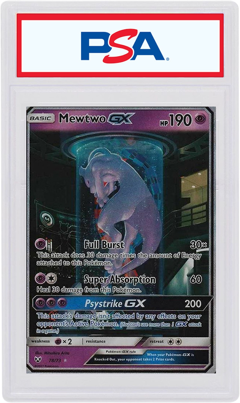 Mewtwo GX 2017 Pokemon TCG Sun & Moon Shining Legends Secret #78