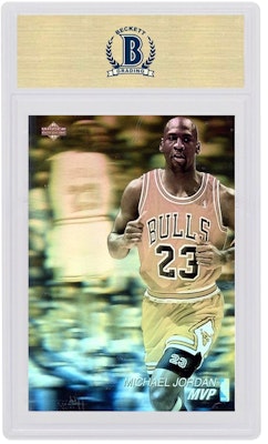Michael Jordan 1991 Upper Deck Award Winner Holograms #AW4 Order Michael Jordan 1991 Upper Deck Award Winner Holograms #AW4