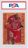 Michael Jordan 1995 Fleer Flair Hardwood Leaders #4 Michael Jordan 1995 Fleer Flair Hardwood Leaders #4