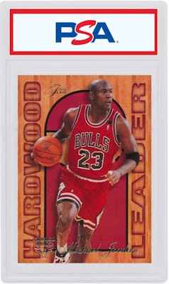 Michael Jordan 1995 Fleer Flair Hardwood Leaders #4 Buy Michael Jordan 1995 Fleer Flair Hardwood Leaders #4