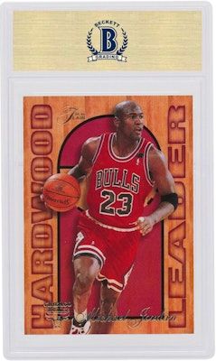 Michael Jordan 1995 Fleer Flair Hardwood Leaders #4 Order Michael Jordan 1995 Fleer Flair Hardwood Leaders #4