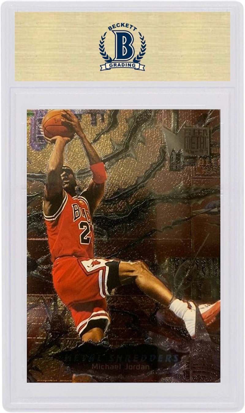 Order Michael Jordan 1996 Fleer Metal #241 Kartu Koleksi Terbatas