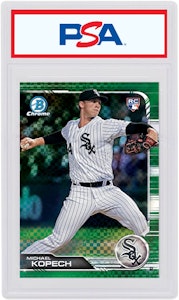 Michael Kopech 2019 Bowman Chrome X Rookie Hijau X-Fractor /31 #82 Buy Michael Kopech 2019 Bowman Chrome X Rookie Hijau X-Fractor /31 #82