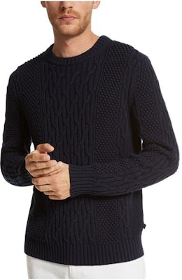 MICHAEL KORS 黑色純色修身圓領長袖毛衣 CF3608J74X-0436 Order MICHAEL KORS 黑色純色修身圓領長袖毛衣 CF3608J74X-0436