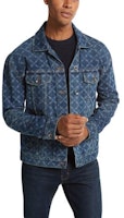 MICHAEL KORS Blue Printed Single-Breasted Casual Jacket. CF3206MAHL-542 MICHAEL KORS Blue Printed Single-Breasted Casual Jacket. CF3206MAHL-542