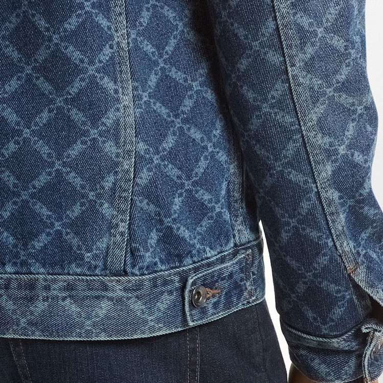 Sizing MICHAEL KORS Jaket Kasual Biru Corak Single-Breasted. CF3206MAHL-542