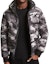 Lookbook Michael Kors Jaket Musim Sejuk Hooded Camouflage Boleh Balik Hitam CF1201A350001