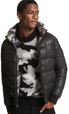 Michael Kors Jaket Musim Sejuk Hooded Camouflage Boleh Balik Hitam CF1201A350001 Purchase Michael Kors Jaket Musim Sejuk Hooded Camouflage Boleh Balik Hitam CF1201A350001