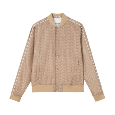 MICHAEL KORS All-Over Print Casual Baseball Jacket for Men CF1202E3R0200