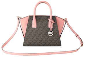 Michael Kors Avril Top Zip Crossbody Bag Small Sunset Rose Michael Kors Avril Top Zip Crossbody Bag Small Sunset Rose