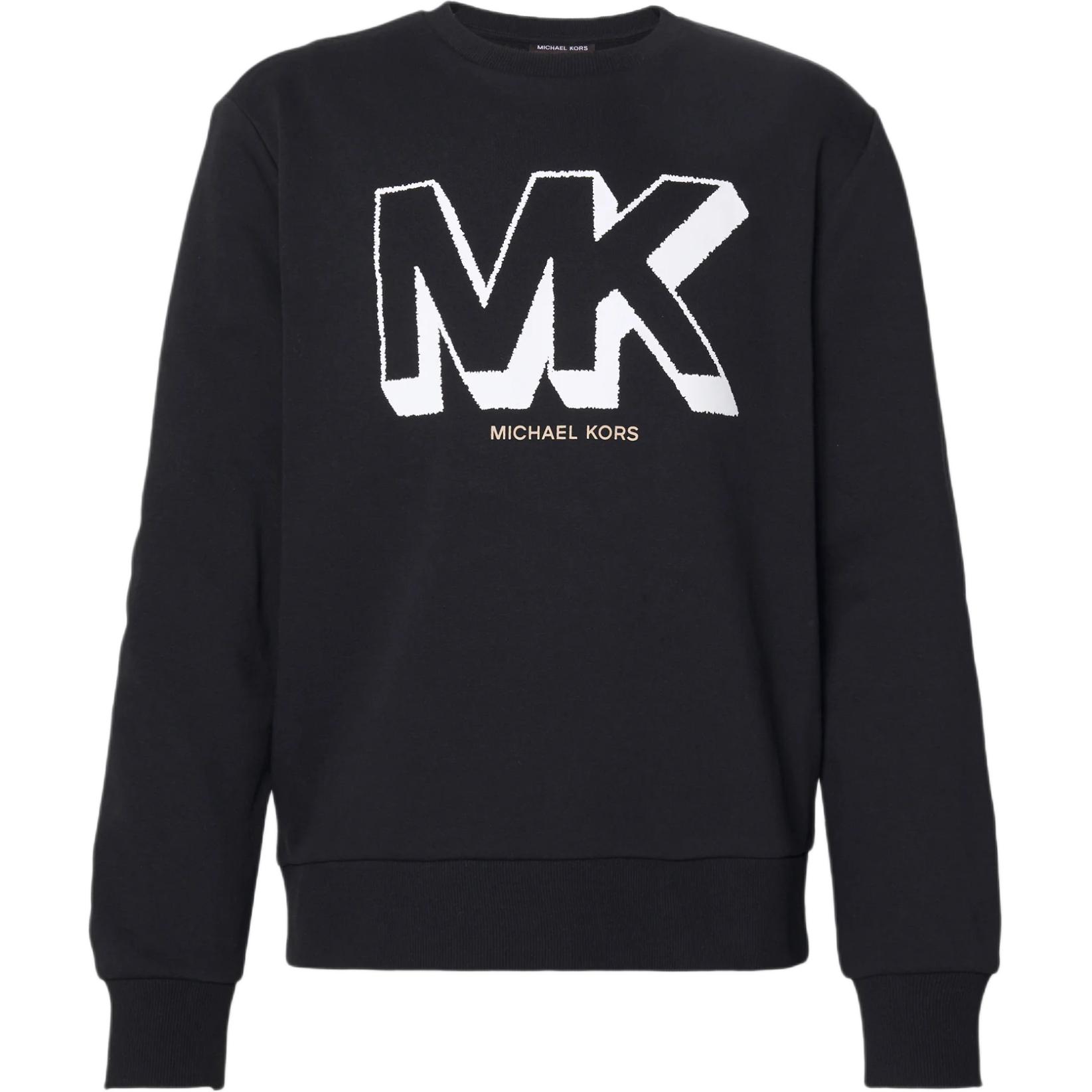 MICHAEL KORS Black Crewneck Logo Sweatshirt CS4520W4NF-001