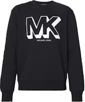 MICHAEL KORS Black Crewneck Logo Sweatshirt CS4520W4NF-001 MICHAEL KORS Black Crewneck Logo Sweatshirt CS4520W4NF-001
