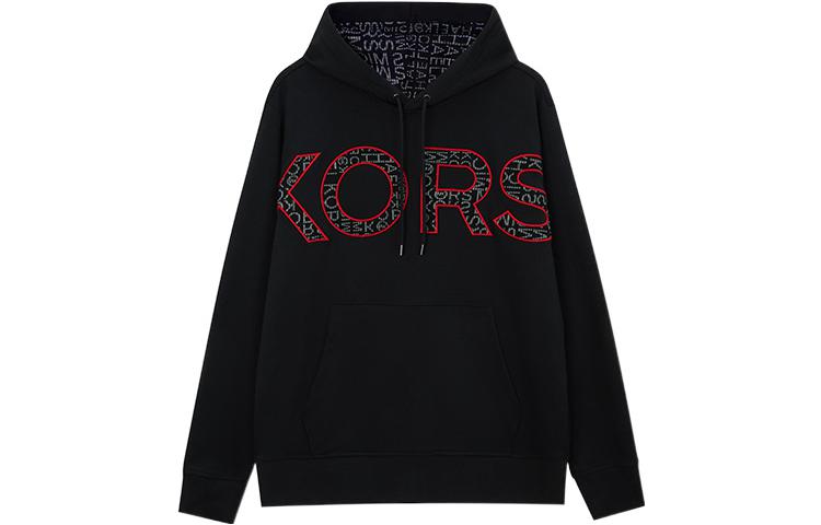 MICHAEL KORS Black Logo Casual Long Sleeve Jacket CS4205V67F-001