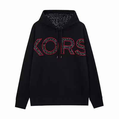 MICHAEL KORS Black Logo Casual Long Sleeve Jacket CS4205V67F-001