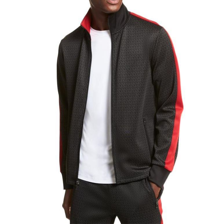 MICHAEL KORS Black Logo Print Crewneck Sweatshirt CS4525H5MF-001