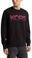 MICHAEL KORS Black Logo Print Long-Sleeve Sweatshirt OF4529V48U-2831 MICHAEL KORS Black Logo Print Long-Sleeve Sweatshirt OF4529V48U-2831