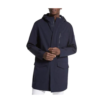 MICHAEL KORS Brown Crinkled Hooded Jacket CS2203I2EC230