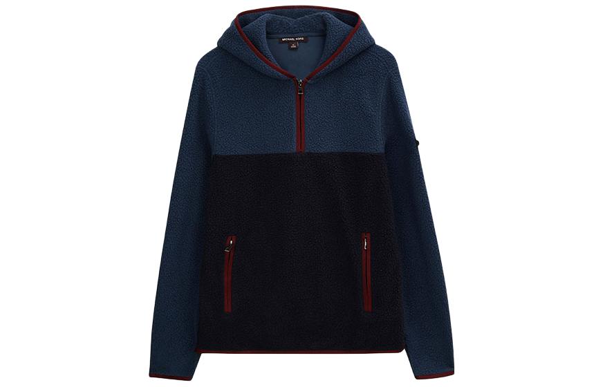 MICHAEL KORS Colorblock Stand Collar Casual Jacket CF1201Q35P