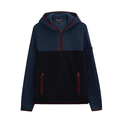 MICHAEL KORS Colorblock Stand Collar Casual Jacket CF1201Q35P