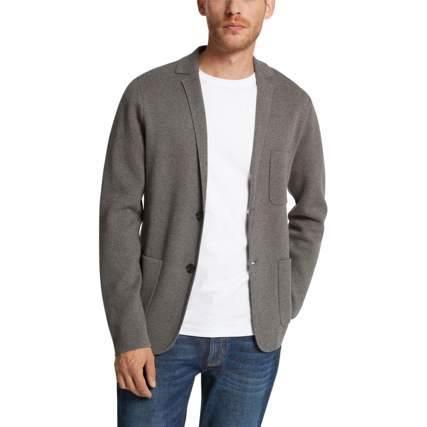 MICHAEL KORS Distressed Leather Collar Jacket for Men CS2800P4QC001