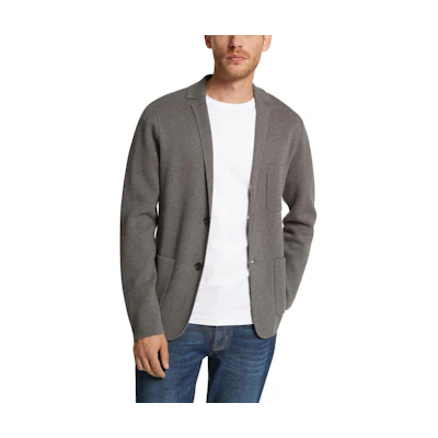 MICHAEL KORS Distressed Leather Collar Jacket for Men CS2800P4QC001