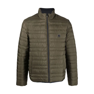 MICHAEL KORS FW22 Reversible Solid Color Green Jacket. CF2204R2TR-310