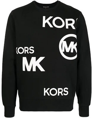 マイケルコース FW22 ロゴプリント クルーネック スウェットシャツ ブラック CR150K75MF1 Buy マイケルコース FW22 ロゴプリント クルーネック スウェットシャツ ブラック CR150K75MF1