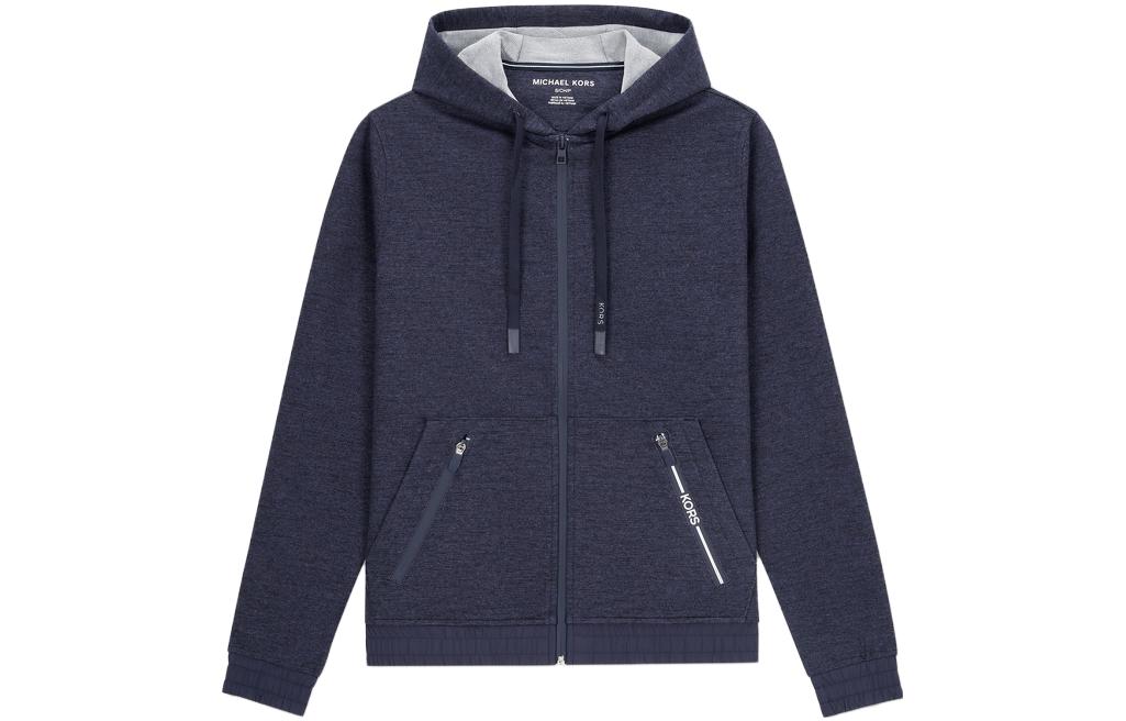 MICHAEL KORS FW23 Logo Print Zip Hoodie CF351LY46F-249