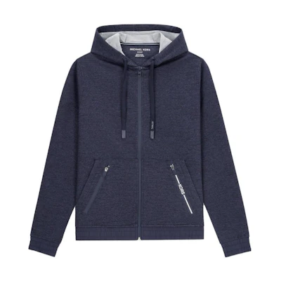 MICHAEL KORS FW23 Logo Print Zip Hoodie CF351LY46F-249