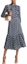 Buy Michael Kors FW23 Vestido Azul Marino Estampado Diamante Manga Larga. MF381QOART-409