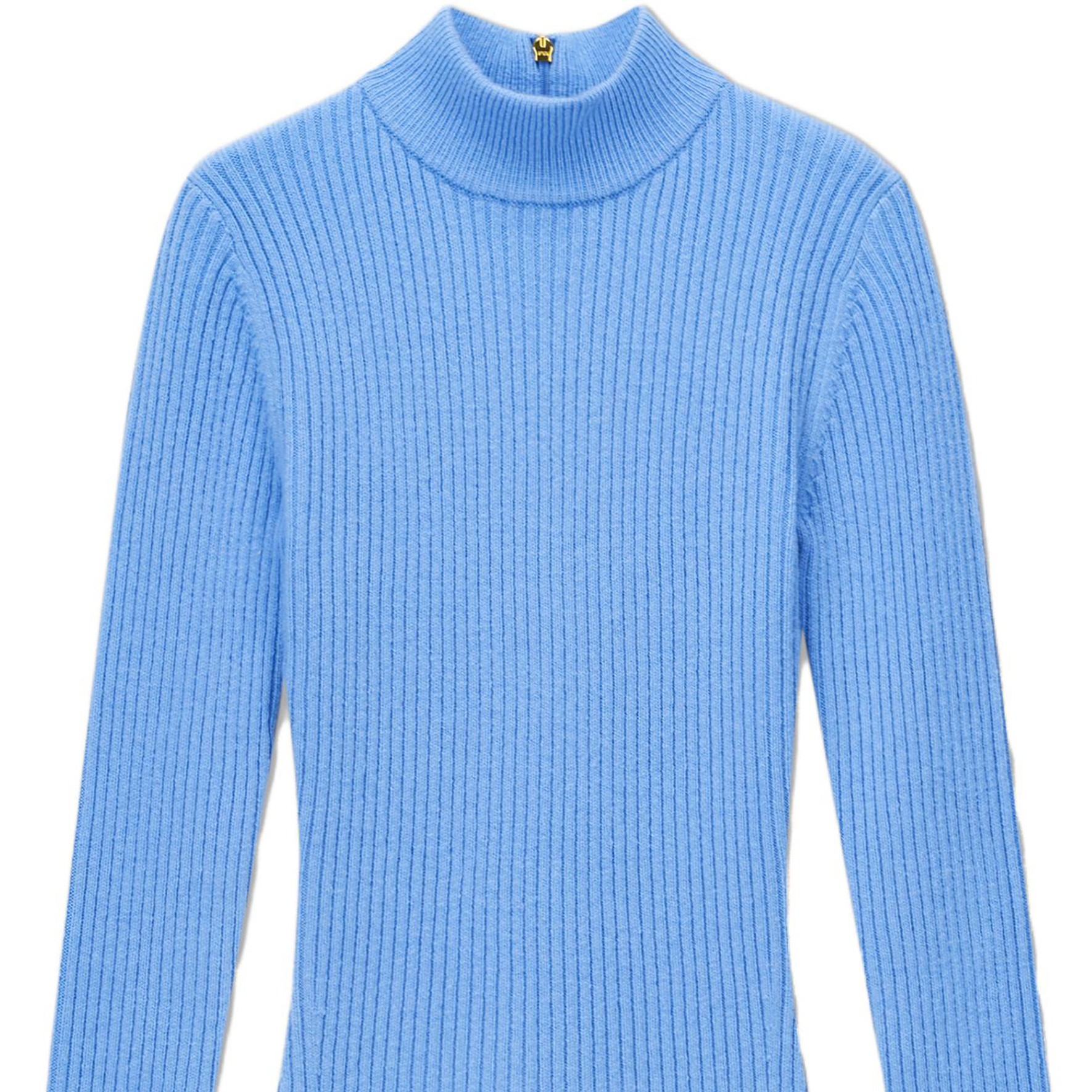 Details for 迈克高仕 FW23 纯色修身款长袖连衣裙 蓝色 MF381U46V1-476