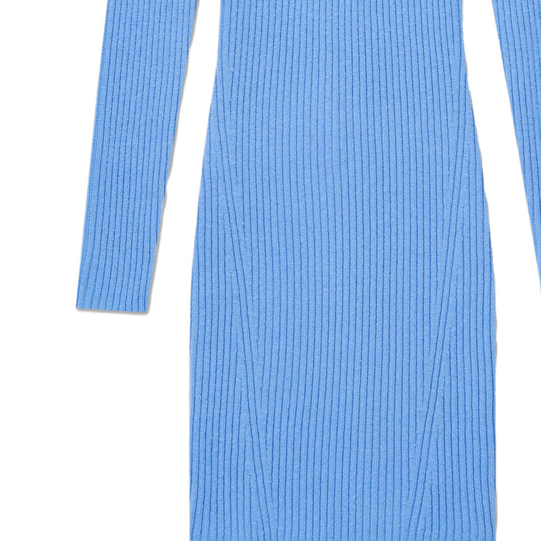 Sizing 迈克高仕 FW23 纯色修身款长袖连衣裙 蓝色 MF381U46V1-476