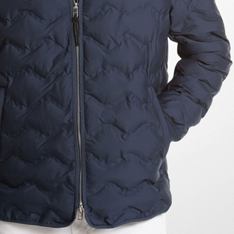 Sizing 迈克高仕 FW23 纯色拉链休闲棉夹克 深蓝色 CF3200N9ZU-401