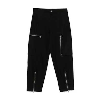 Michael Kors FW24 Black Multi-Zip Utility Cargo Pants. CF4304637F