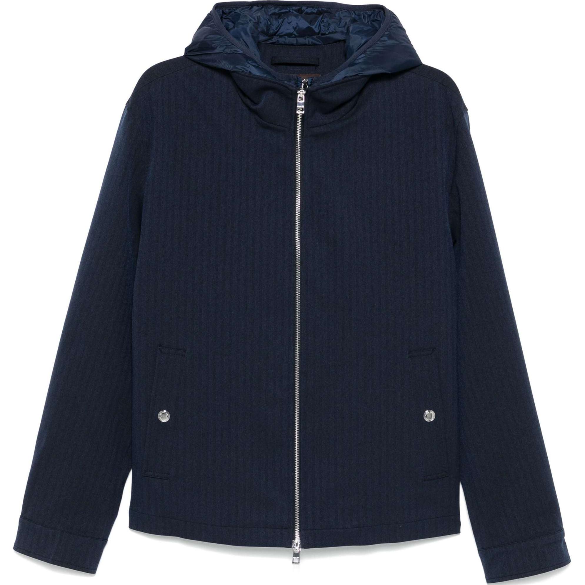 MICHAEL KORS FW24 Midnight Blue Logo Patch Turtleneck Sweatshirt CF4528A5MF-MIDNIGHTBLUE